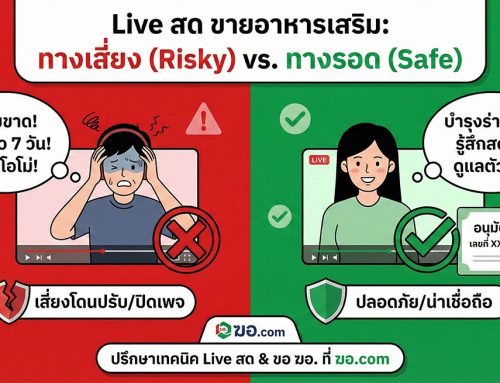 Live สด ขายอาหารเสริม ต้องระวังคำพูดไหนบ้าง? เทคนิคการขายแบบปลอดภัยไร้กังวล
