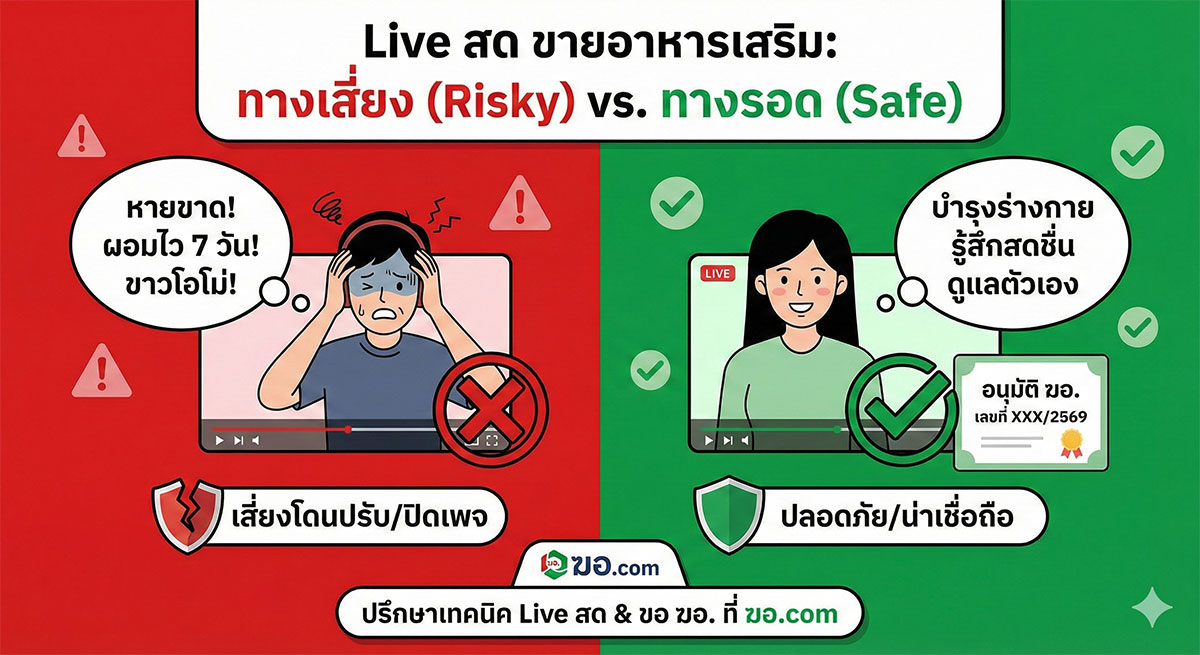 live-stream-dietary-supplement-safe-selling-tips